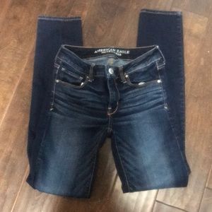 American Eagle skinny stretch 4 long jeans